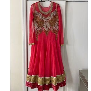 HOT PINK INDIAN DRESS